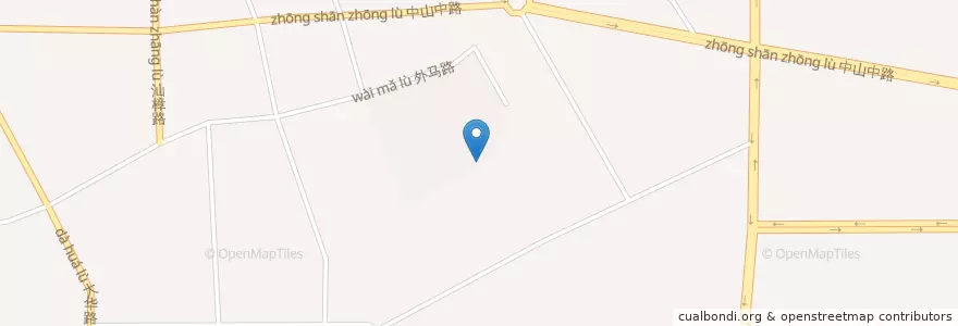 Mapa de ubicacion de 石炮台街道办事处 en China, Guangdong, 汕头市, 金平区, 石炮台街道.