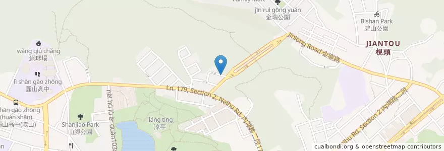 Mapa de ubicacion de 陳悅記墓園 en 台湾, 新北市, 台北市, 内湖区.