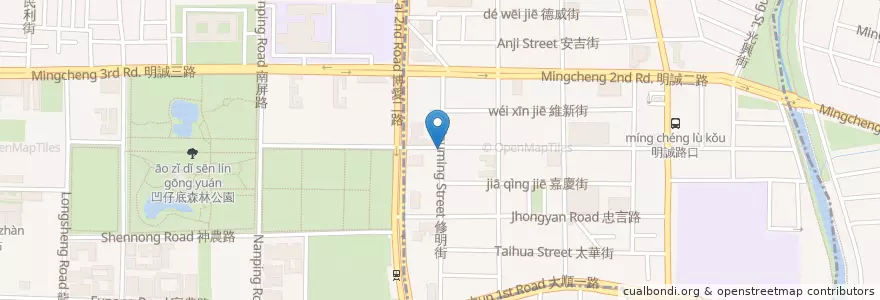 Mapa de ubicacion de OXFORD en Tayvan, Kaohsiung, 鼓山區, 三民區.