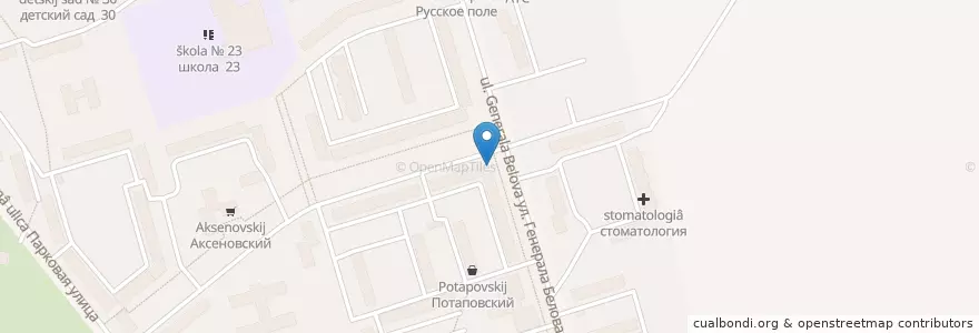 Mapa de ubicacion de Sberbank en Russia, Central Federal District, Tula Oblast, Novomoskovsky District.