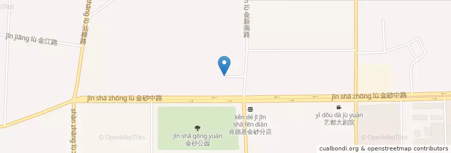 Mapa de ubicacion de 碧华学校 en China, Guangdong, Shantou, 金平区, 金砂街道.