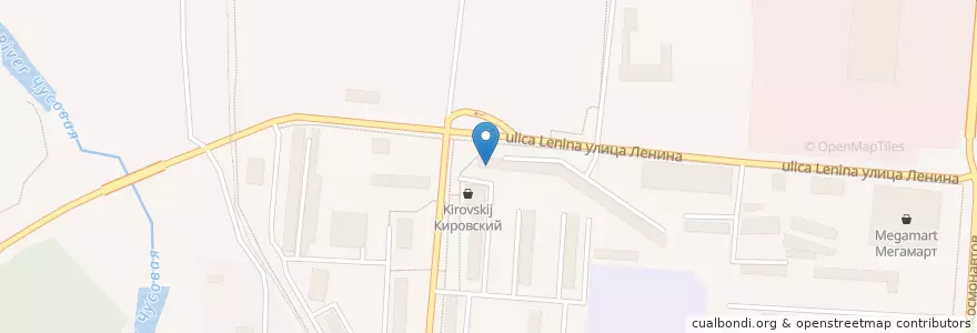 Mapa de ubicacion de Городская библиотека en Russie, District Fédéral De L'Oural, Oblast De Sverdlovsk, Западный Управленческий Округ, Городской Округ Первоуральск.