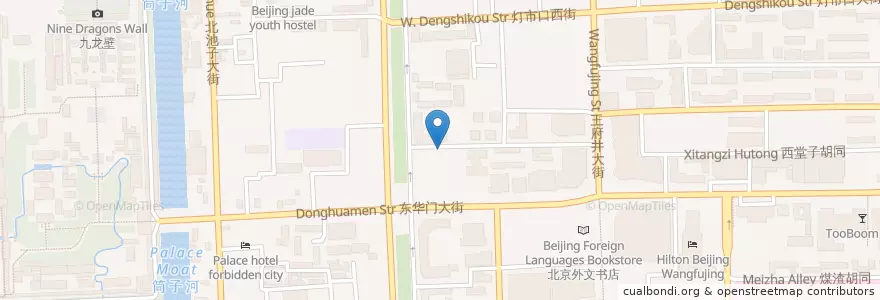 Mapa de ubicacion de Subworld Hotel en Cina, Pechino, Hebei, 东城区.