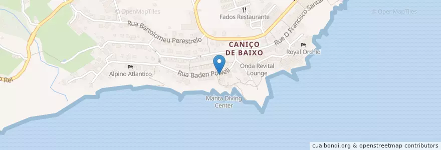 Mapa de ubicacion de O Galo en Португалия, Caniço.