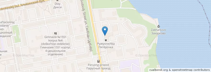 Mapa de ubicacion de Международная языковая академия LinGuru en Russland, Föderationskreis Zentralrussland, Moskau, Nordwestlicher Verwaltungsbezirk.