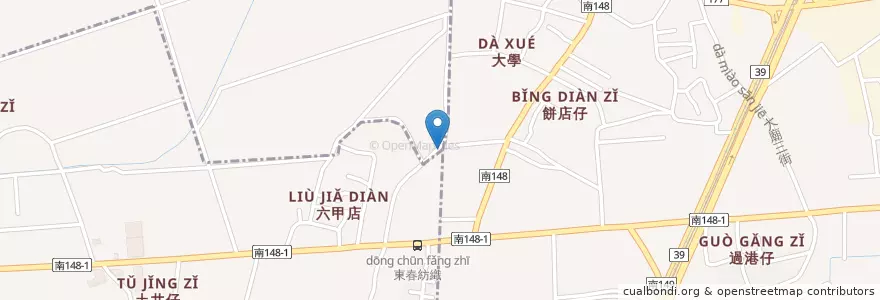 Mapa de ubicacion de 郭元帥 en 臺灣, 臺南市, 仁德區.