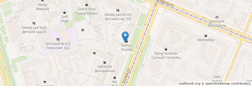 Mapa de ubicacion de Sberbank en Russia, Northwestern Federal District, Leningrad Oblast, Saint Petersburg, Vyborgsky District, Округ Шувалово-Озерки.