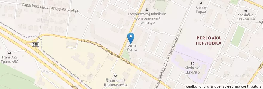 Mapa de ubicacion de Сoffee Dream en روسيا, Центральный Федеральный Округ, محافظة موسكو, Городской Округ Мытищи.
