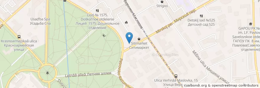Mapa de ubicacion de Чин-Чин en Rusia, Distrito Federal Central, Москва, Северный Административный Округ, Район Аэропорт.