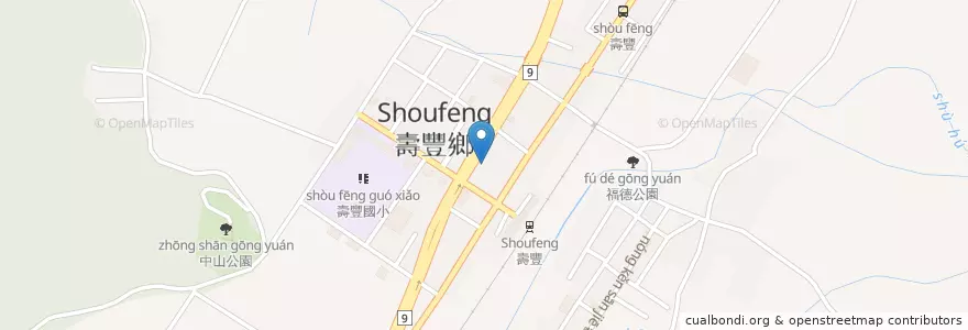 Mapa de ubicacion de 消防局 en Taiwán, Provincia De Taiwán, Condado De Hualien, 壽豐鄉.