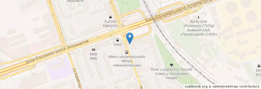 Mapa de ubicacion de Stardog!s en Russia, Central Federal District, Moscow, South-Eastern Administrative Okrug, Lefortovo District.