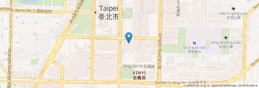 Mapa de ubicacion de Club Myst en Taiwan, Neu-Taipeh, Taipeh, Xinyi.