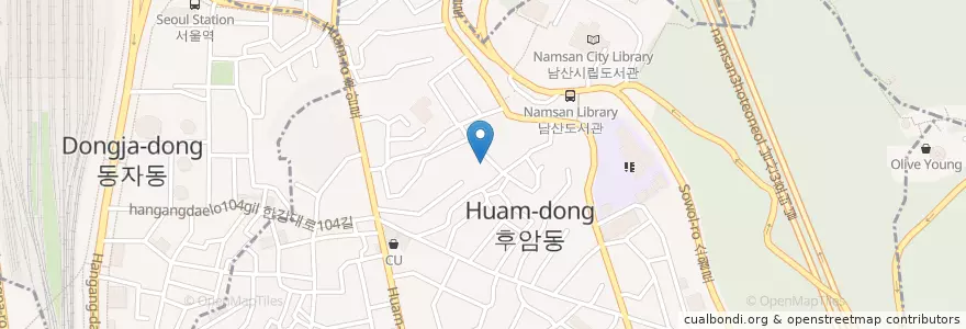 Mapa de ubicacion de AVEC. EL Cafe en Coreia Do Sul, Seul, 중구.