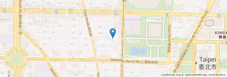 Mapa de ubicacion de Sugar Miss en Taïwan, Nouveau Taipei, Taipei, District De Daan.
