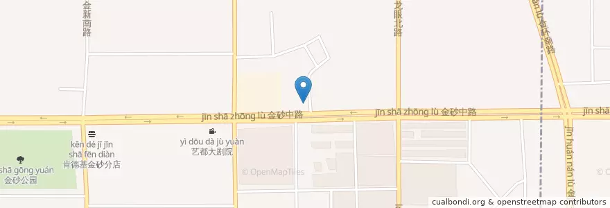 Mapa de ubicacion de 中国邮政储蓄银行 en China, Guangdong, Shantou, 金平区, 金厦街道.