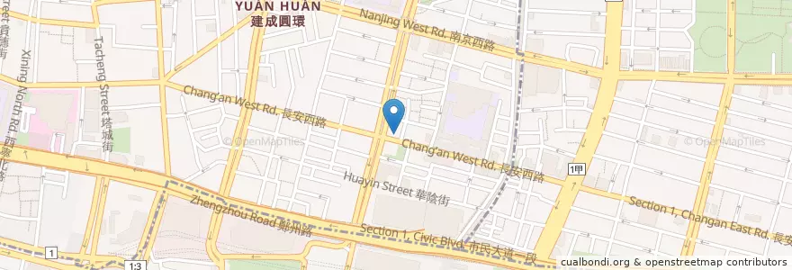 Mapa de ubicacion de 港龍港式燒臘店 en 臺灣, 新北市, 臺北市, 大同區.