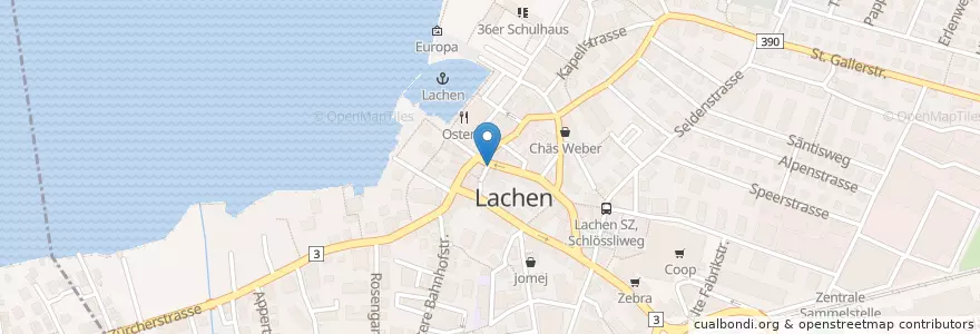 Mapa de ubicacion de See La Wyy en Switzerland, Schwyz, March, Lachen.