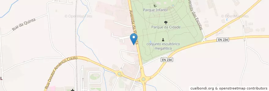 Mapa de ubicacion de Oasis en پرتغال, Aveiro, Centro, Baixo Vouga, Mealhada, Mealhada, Ventosa Do Bairro E Antes.