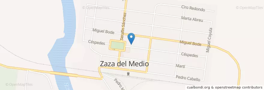 Mapa de ubicacion de Farmacia en كوبا, Sancti Spiritus, Taguasco.