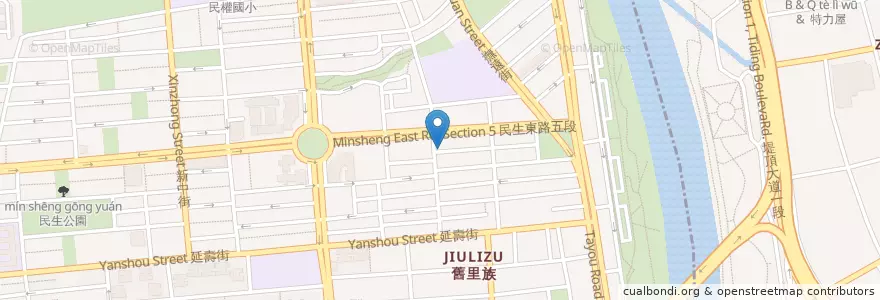 Mapa de ubicacion de 六順豆花 en 타이완, 신베이 시, 타이베이시, 쑹산 구.