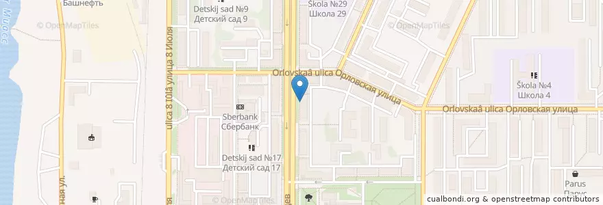 Mapa de ubicacion de Суши WOK en 러시아, Уральский Федеральный Округ, 첼랴빈스크 주, Миасский Городской Округ.