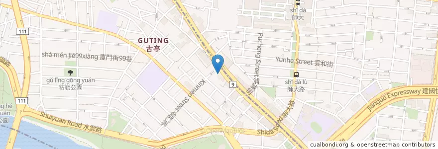 Mapa de ubicacion de 讚岐烏龍麵-米澤製麵 en Taïwan, Nouveau Taipei, Taipei, 中正區.