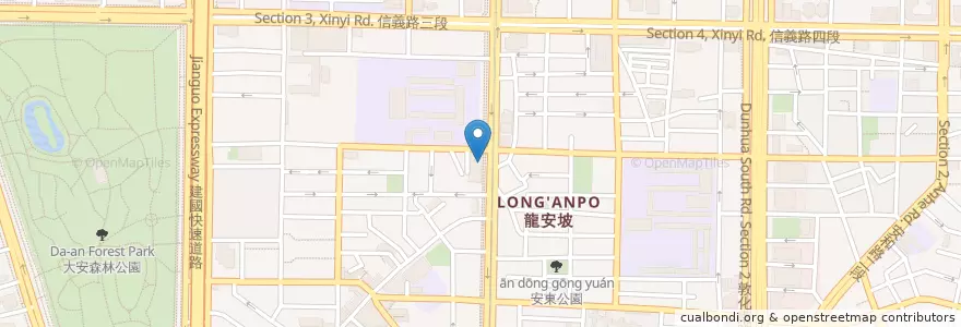 Mapa de ubicacion de 天辣麻辣 en Taiwan, 新北市, Taipei, 大安區.