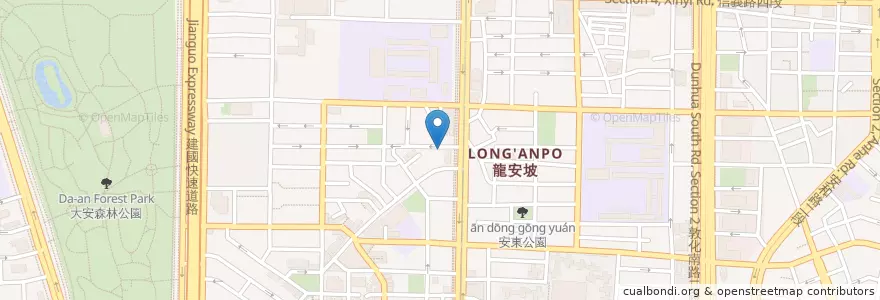 Mapa de ubicacion de 明誠動物醫院 en 台湾, 新北市, 台北市, 大安区.