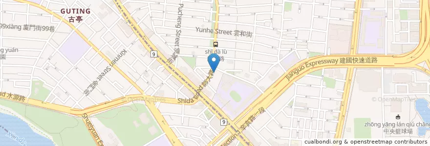 Mapa de ubicacion de Dragon Horn tea en 타이완, 신베이 시, 타이베이시.