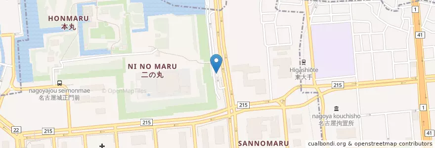 Mapa de ubicacion de saien en 日本, 愛知県, 名古屋市.
