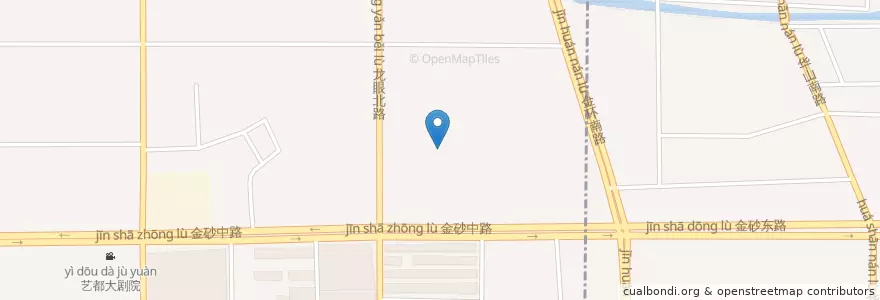 Mapa de ubicacion de 汕头市离休干部休养所 en 중국, 광둥성, 산터우시, 龙湖区, 金厦街道.