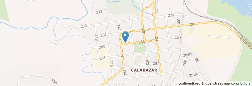 Mapa de ubicacion de Garage Fregado Engrasado en Küba, La Habana, Boyeros.