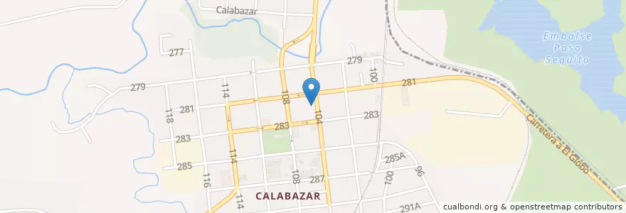 Mapa de ubicacion de RAPIDO en کوبا, La Habana, Boyeros.