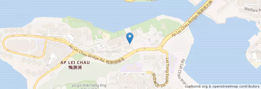 Mapa de ubicacion de 港仔雲吞 Harbour Wonton en 中国, 广东省, 香港 Hong Kong, 香港島 Hong Kong Island, 新界 New Territories, 南區 Southern District.