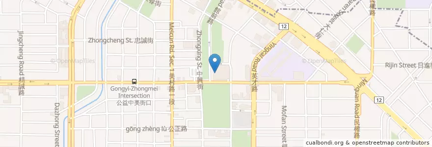 Mapa de ubicacion de 加部屋 大口拉麵 en تايوان, تاي شانغ, 西區.