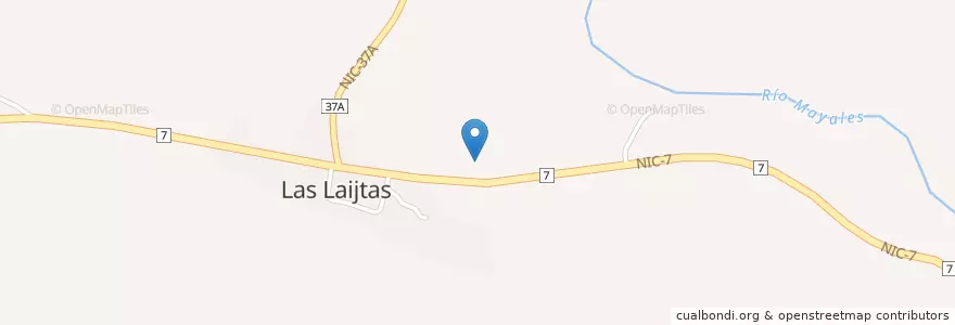 Mapa de ubicacion de Hato Grande en ニカラグア, チョンタレス県, Juigalpa (Municipio).