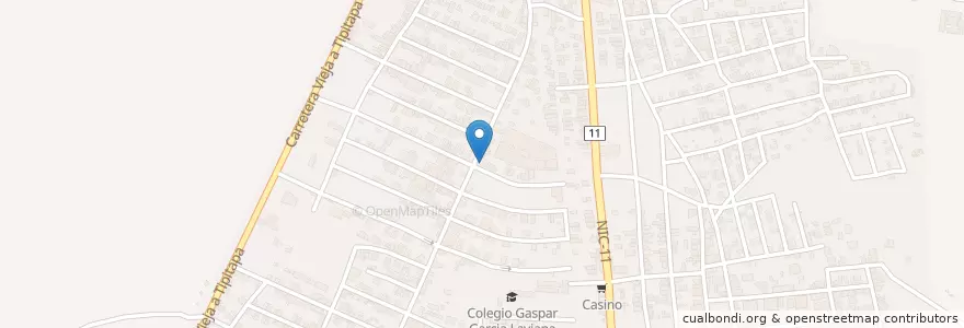 Mapa de ubicacion de Camila en 니카라과, Departamento De Managua, Tipitapa (Municipio).