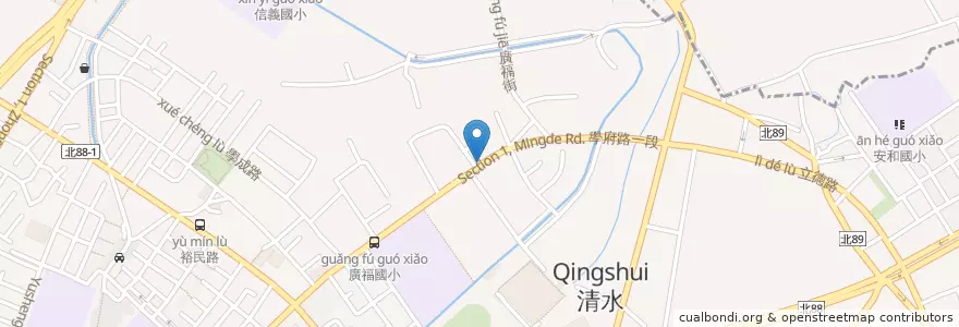 Mapa de ubicacion de 廣福派出所 en Taiwán, Nuevo Taipéi, 土城區.