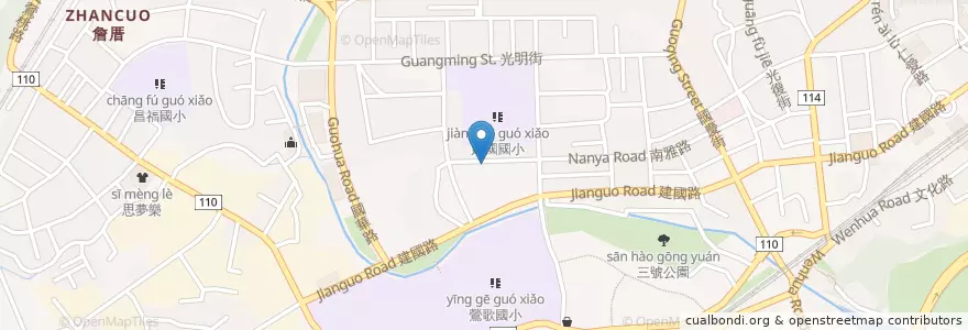 Mapa de ubicacion de 南雅育智路口 en Tayvan, 新北市, 鶯歌區.