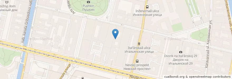 Mapa de ubicacion de Lobby Coffee en Russland, Föderationskreis Nordwest, Oblast Leningrad, Sankt Petersburg, Центральный Район, Palastviertel.