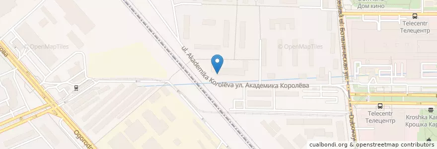 Mapa de ubicacion de Почта Банк en Rússia, Distrito Federal Central, Москва, Северо-Восточный Административный Округ, Район Марфино.