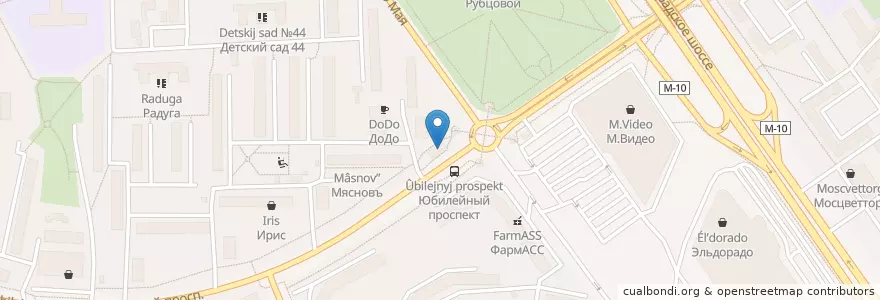 Mapa de ubicacion de Dental Way en Russie, District Fédéral Central, Oblast De Moscou, Городской Округ Химки.