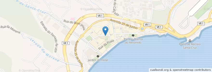 Mapa de ubicacion de ATM en Portugal, Santa Cruz, Santa Cruz.