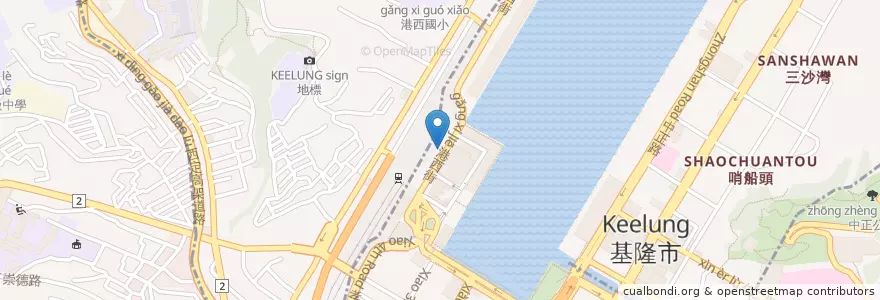 Mapa de ubicacion de 伊吉屋 en تایوان, 臺灣省, 基隆市, 中山區.