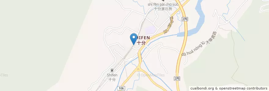 Mapa de ubicacion de 榕樹下米粉湯 en Taiwan, 新北市, 平溪區.