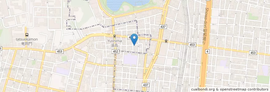 Mapa de ubicacion de 大長今 en 日本, 東京都, 台東区.