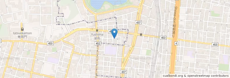Mapa de ubicacion de デュエット en ژاپن, 東京都, 台東区.
