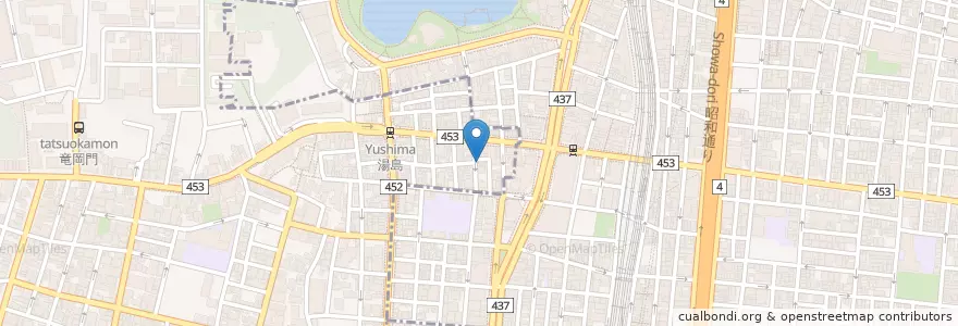 Mapa de ubicacion de コンチェルト en 日本, 東京都, 台東区.