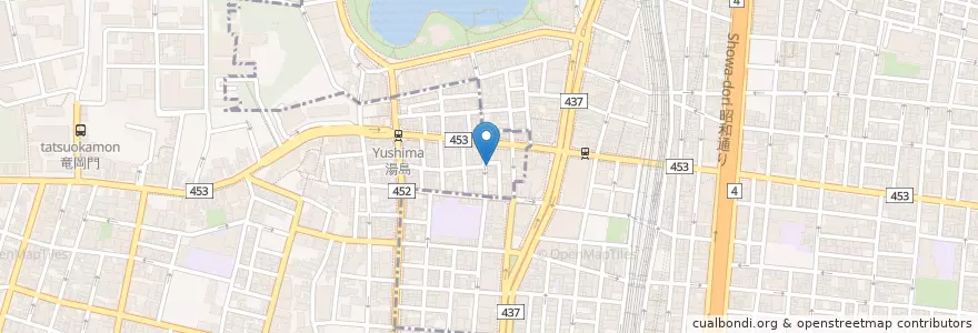 Mapa de ubicacion de ベール en Japão, Tóquio, 台東区.