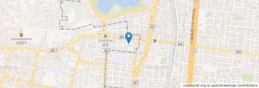 Mapa de ubicacion de おしゃれ en Japon, Tokyo, 台東区.